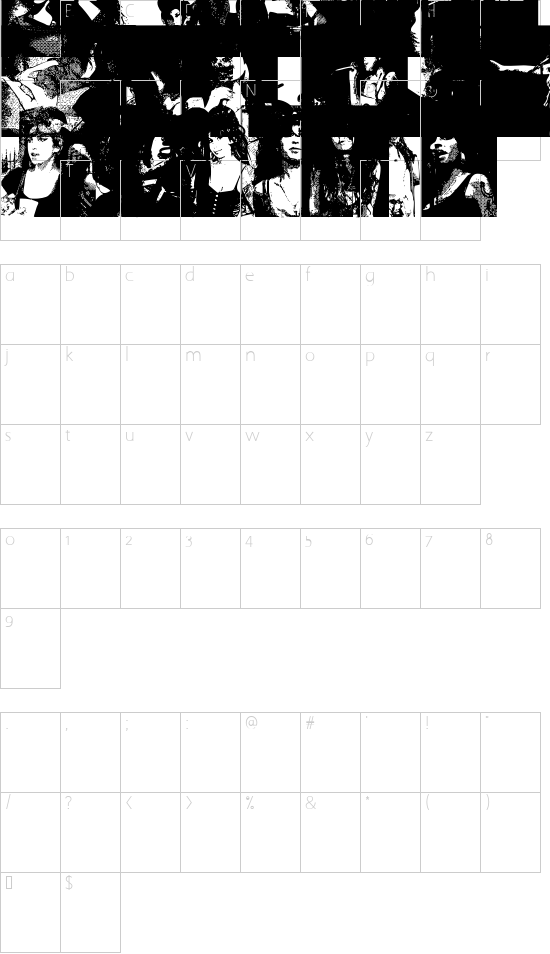 Character map