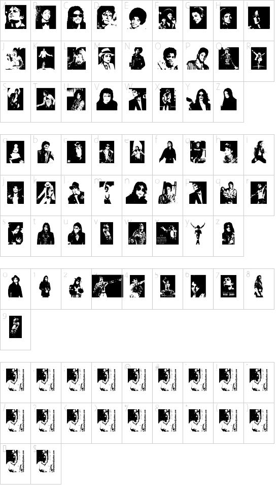 Character map