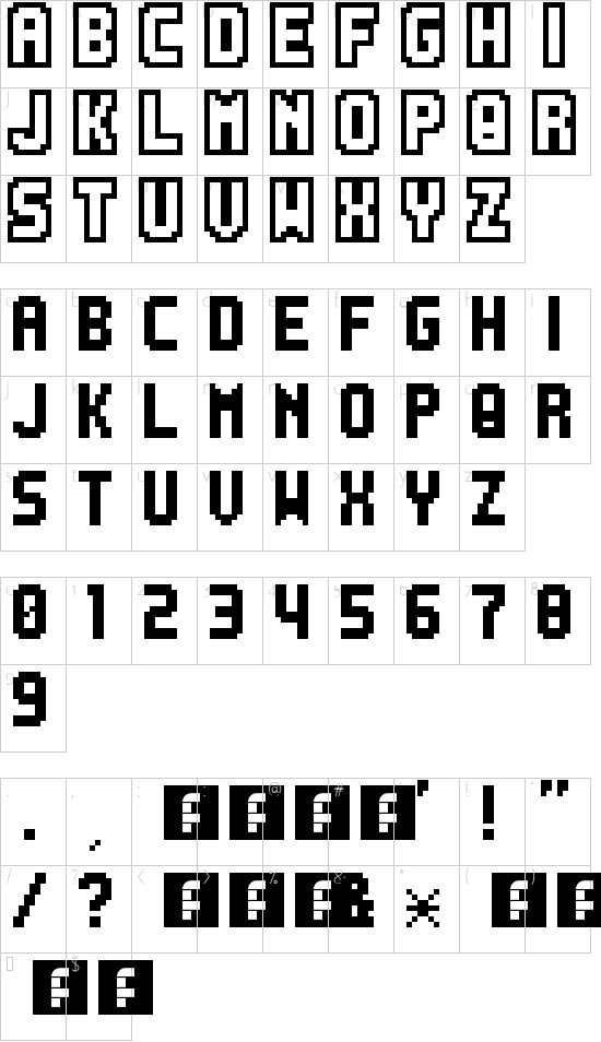 character map