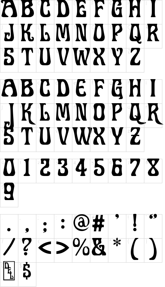 Character map