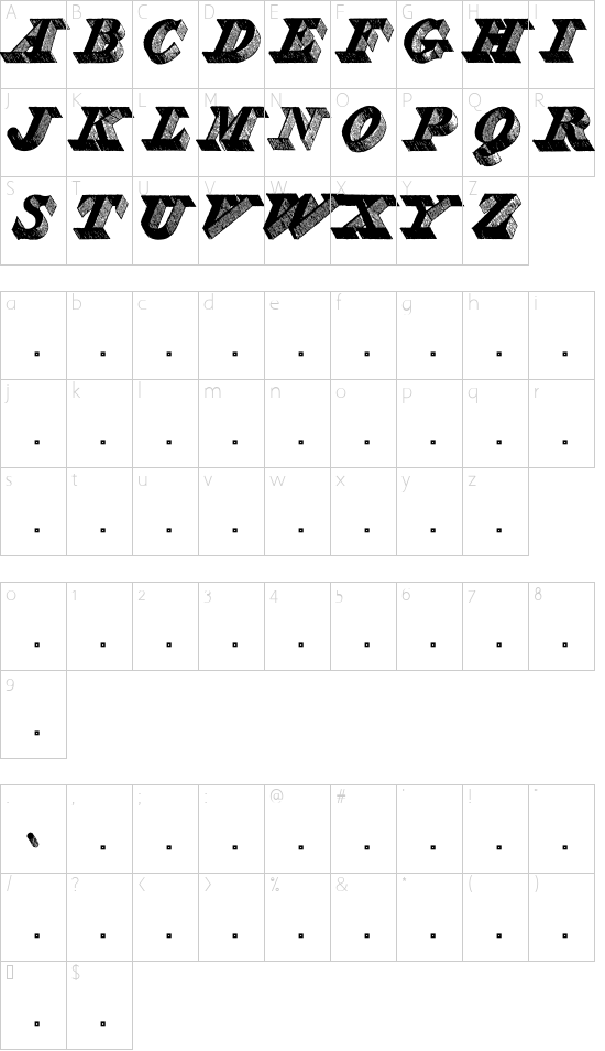 Character map