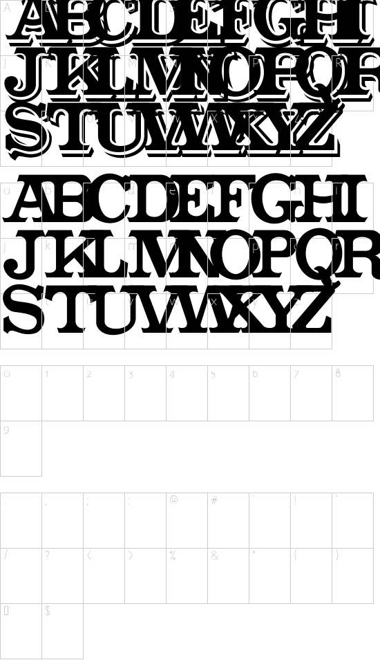 character map