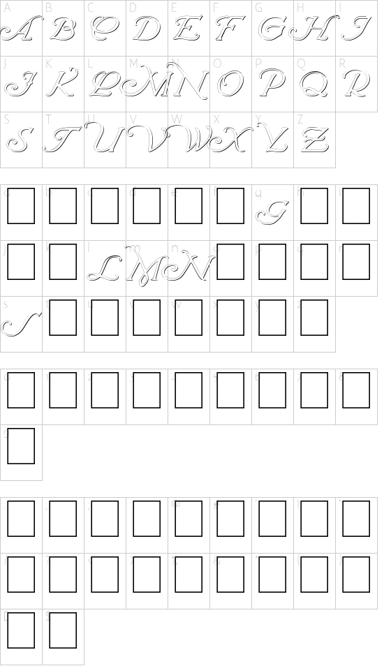 character map
