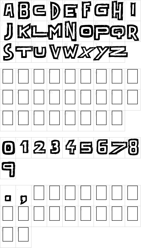 Character map
