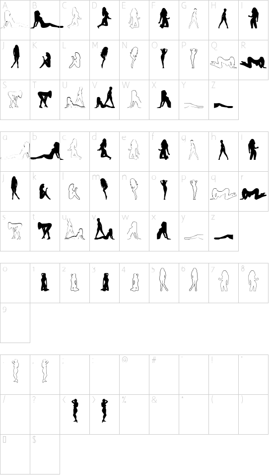 Character map