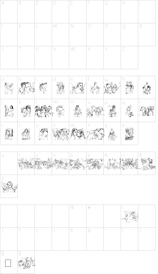Character map