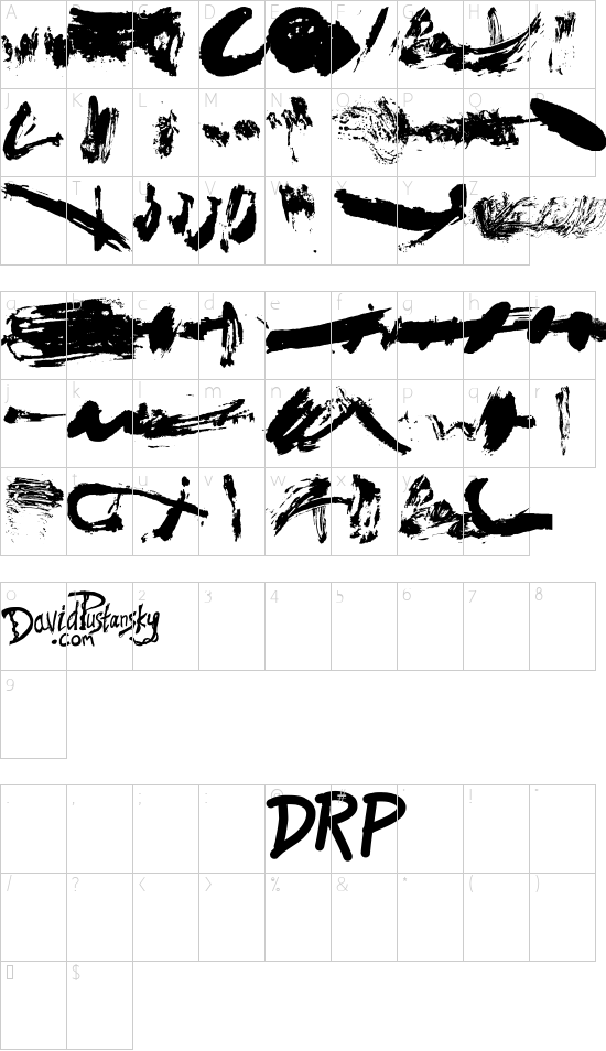 character map