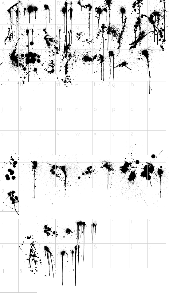 Character map