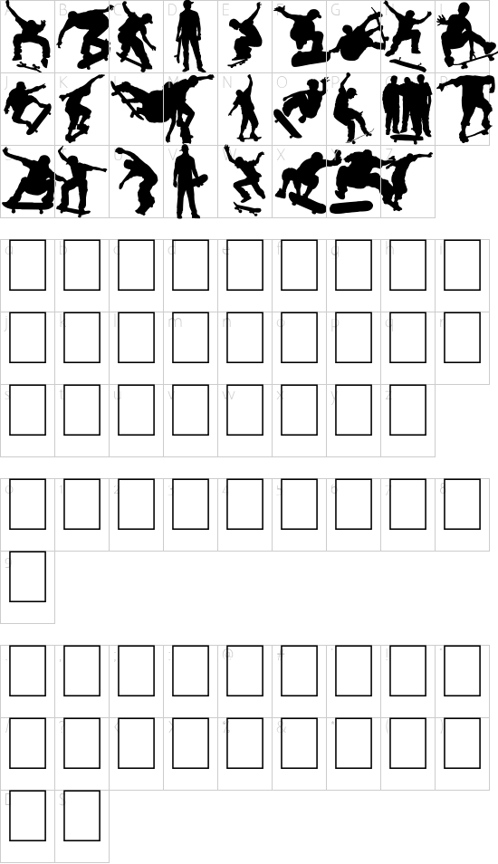 character map