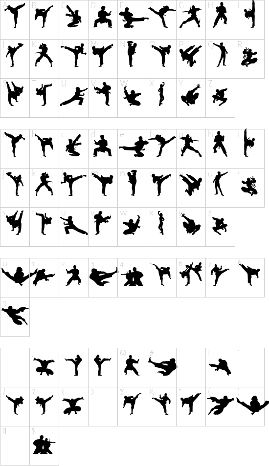 Character map