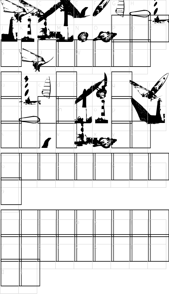 Character map
