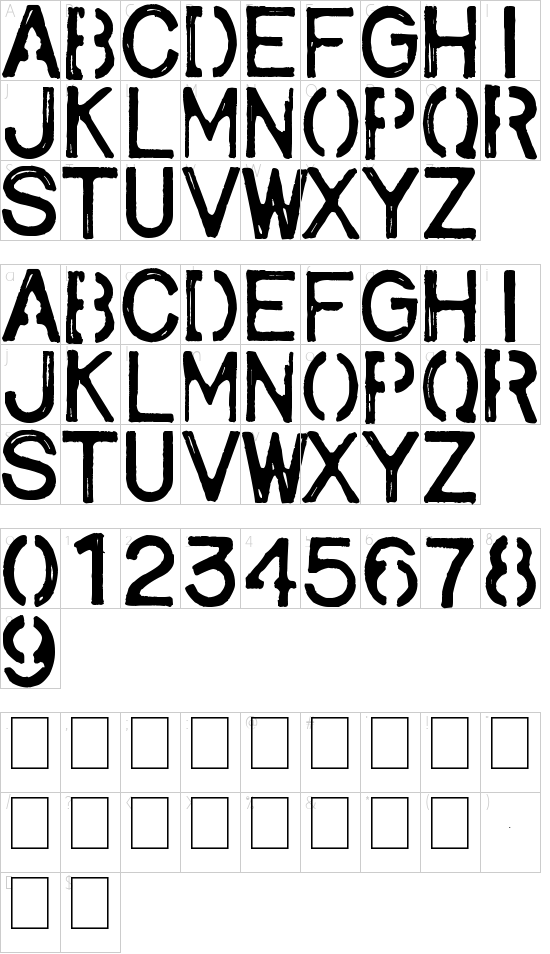 character map