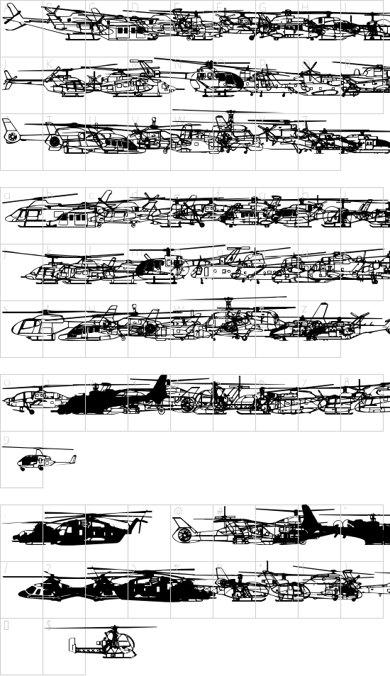 Character map