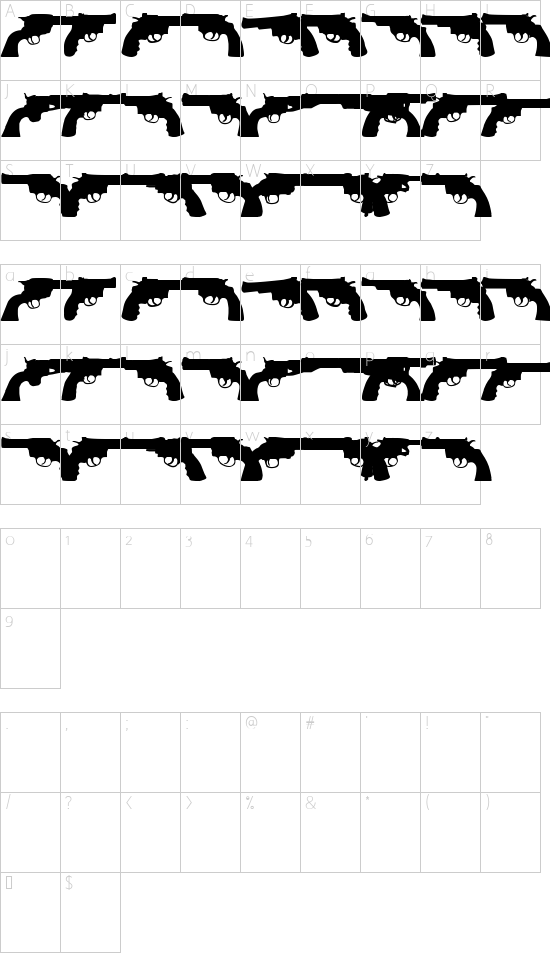 Character map