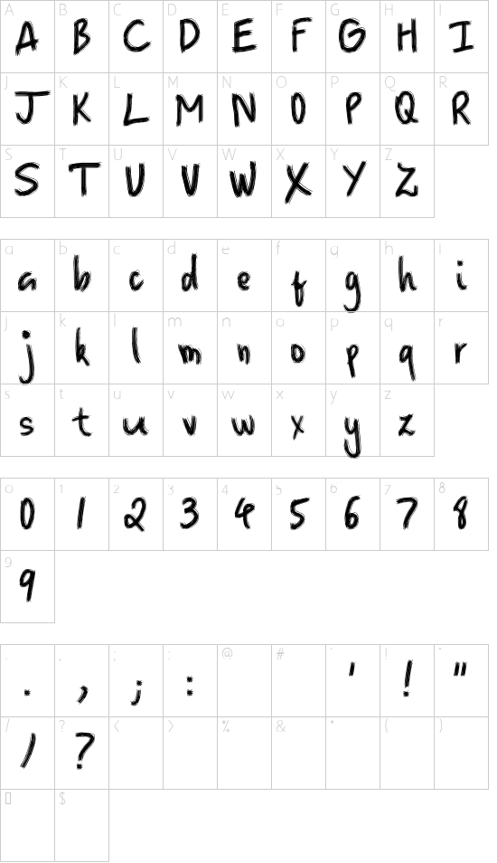 Character map