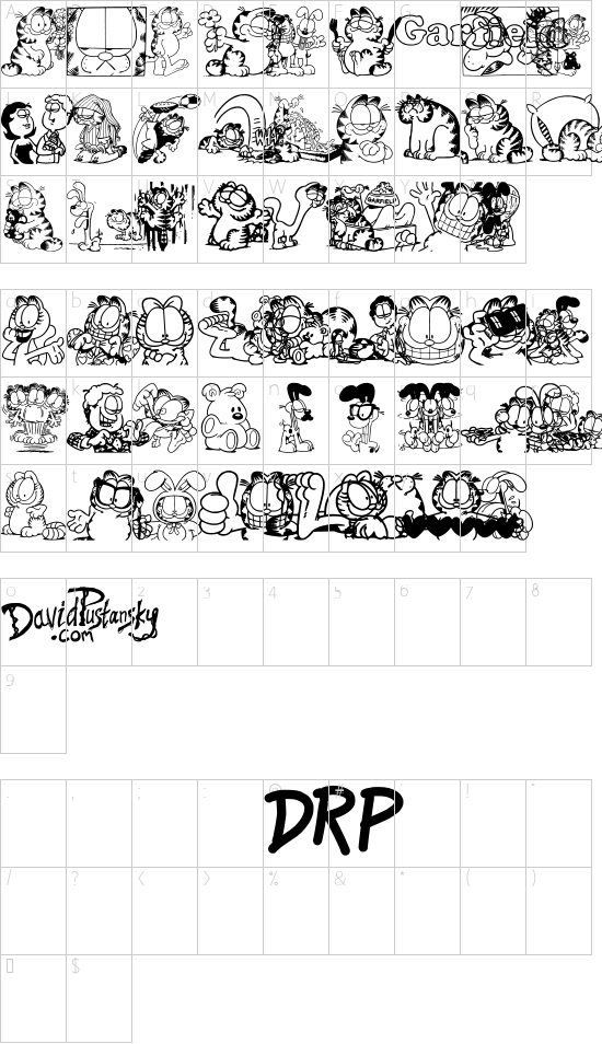 Character map