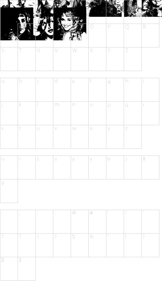 character map