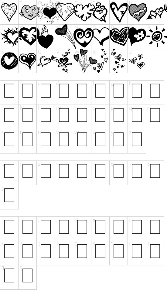 character map