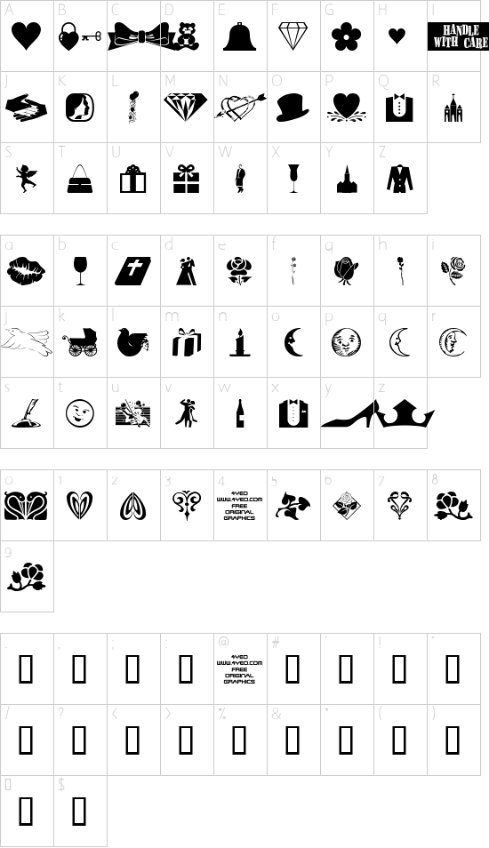 Character map