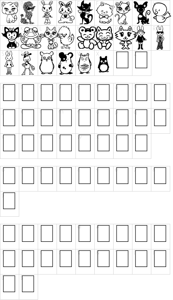 character map