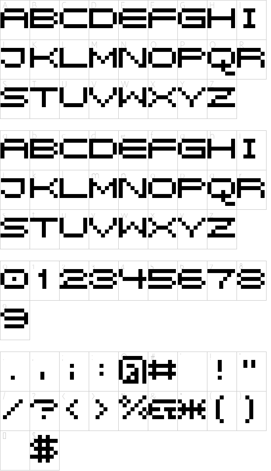 Character map
