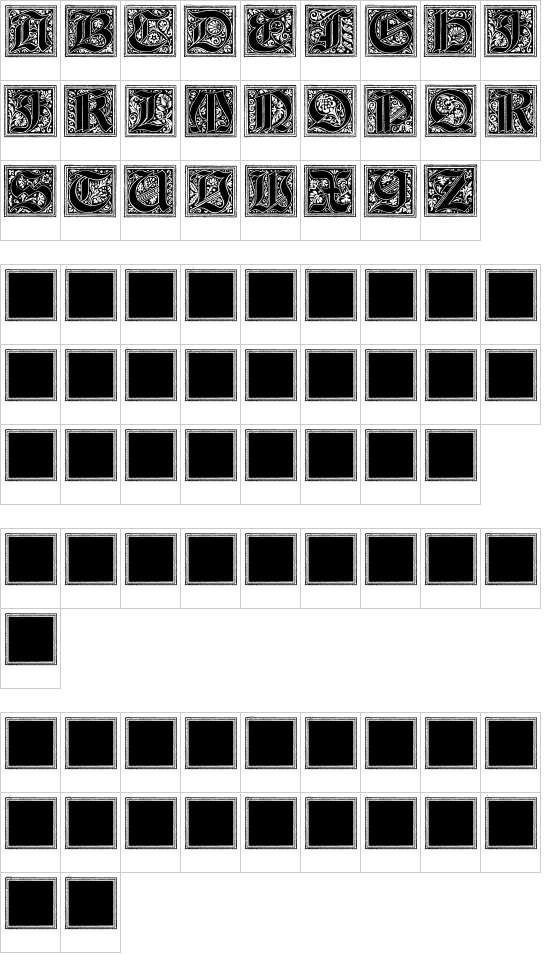 Character map