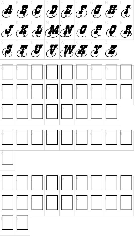 character map