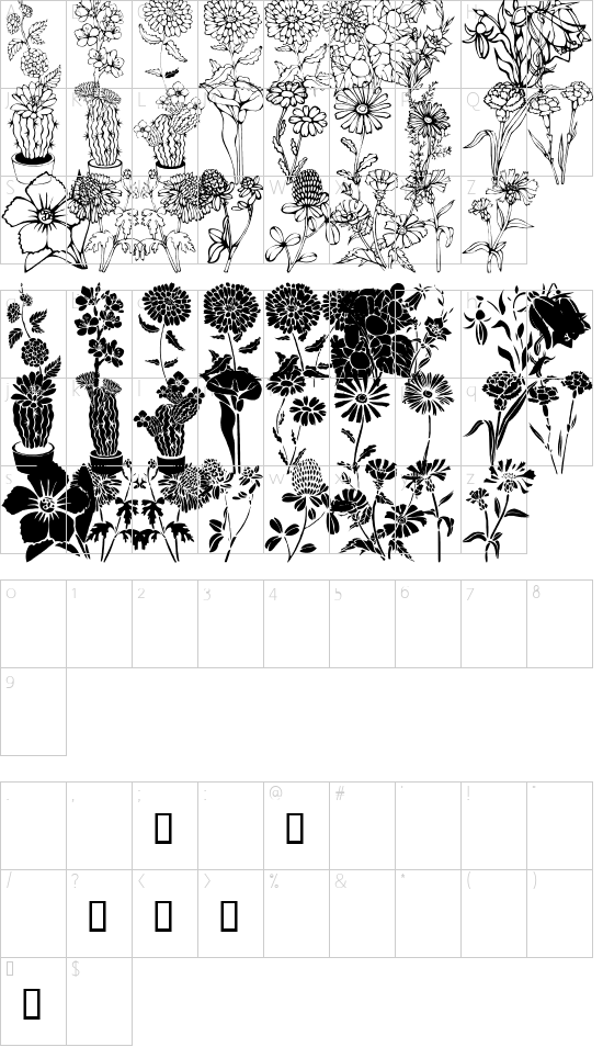 Character map