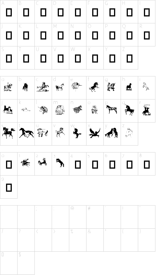Character map