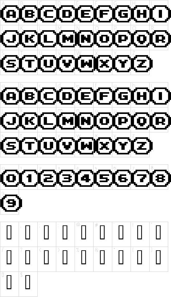 character map