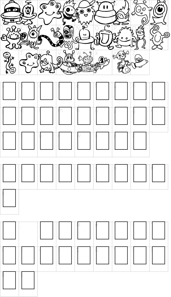 character map