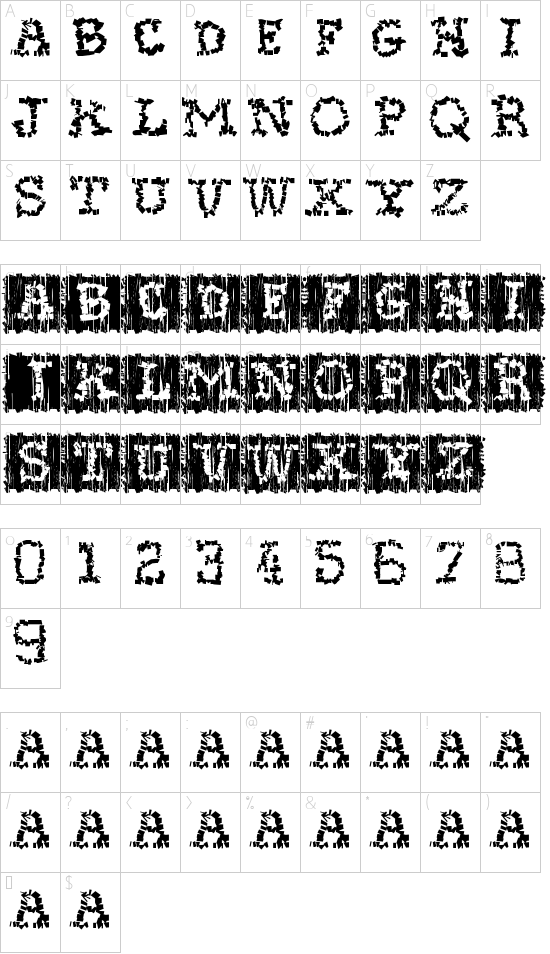 character map