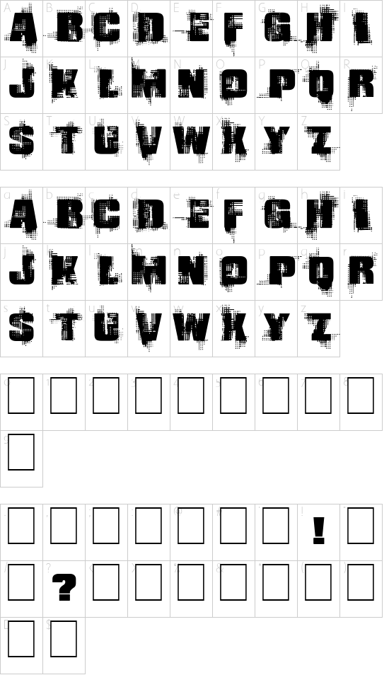 character map