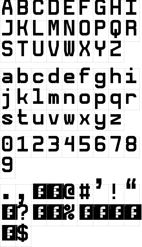 character map