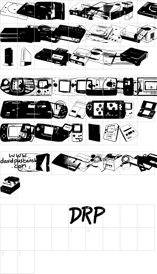 Character map