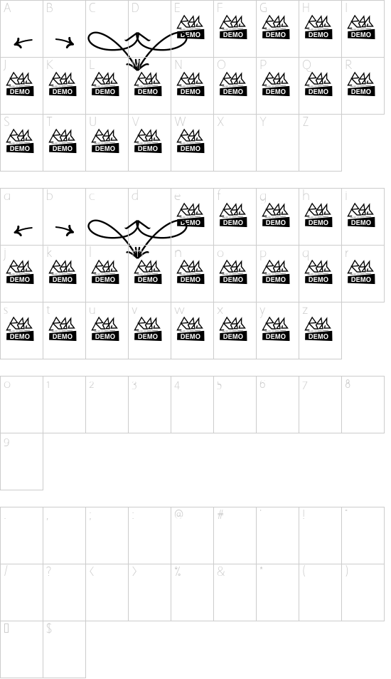 character map