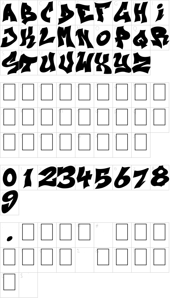 Character map