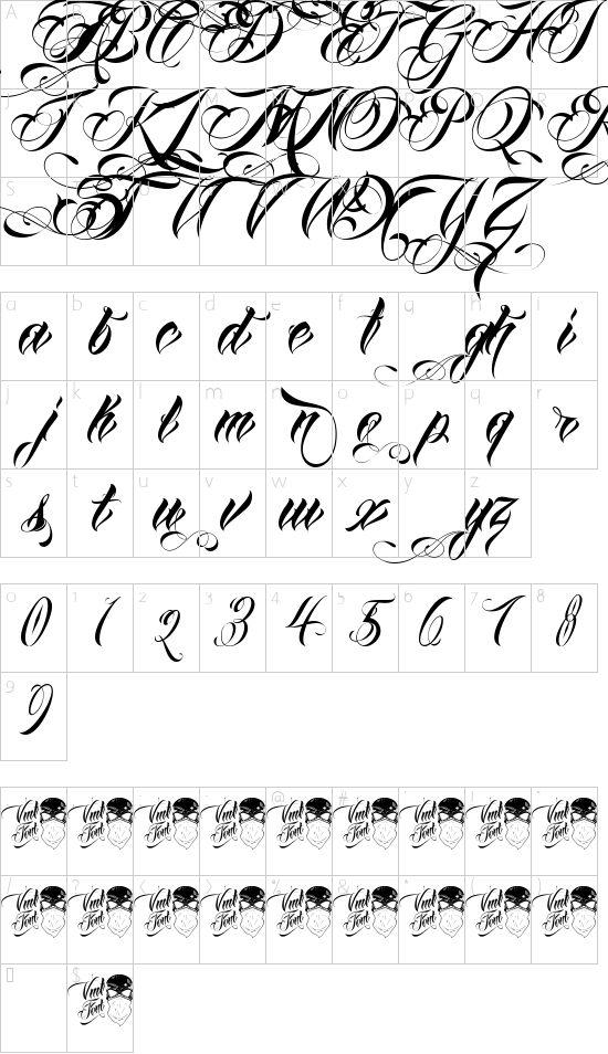 character map