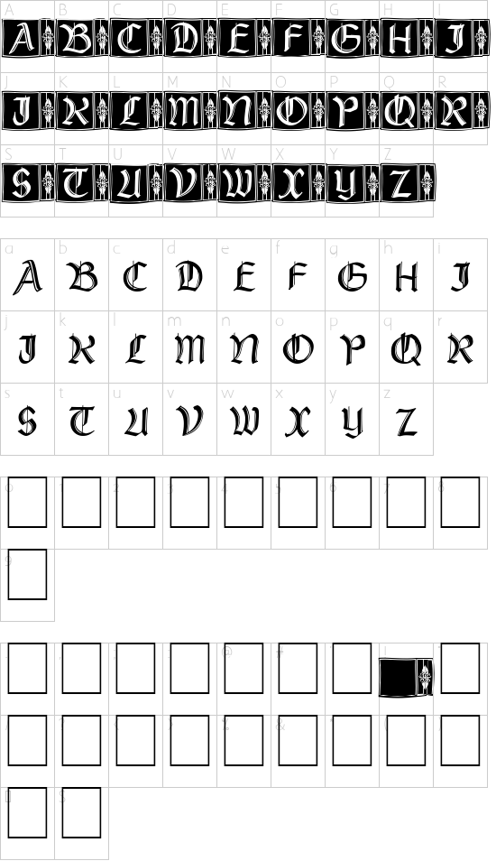 Character map