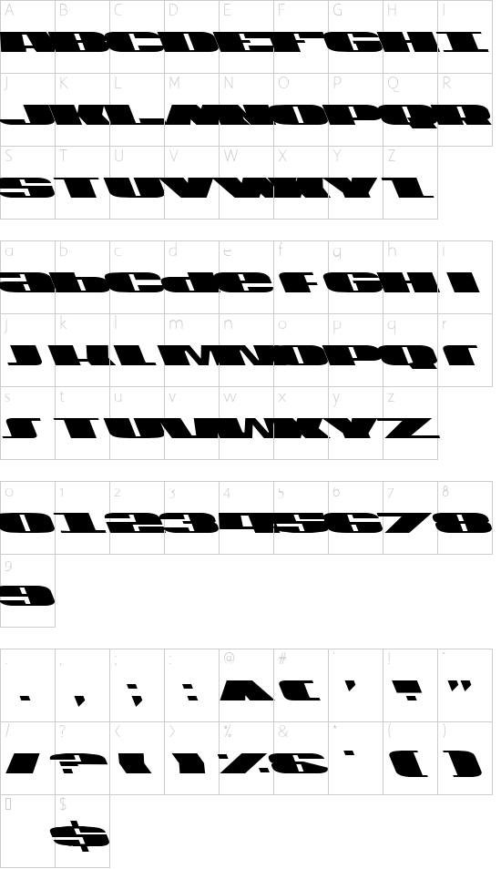 Character map