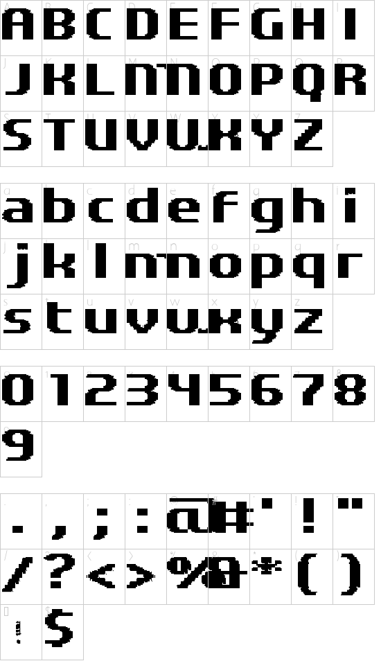 character map