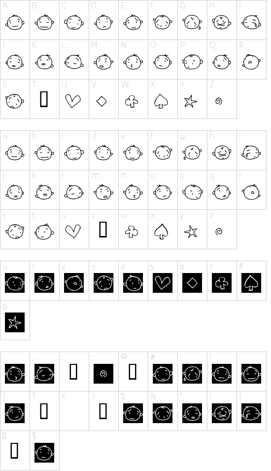 Character map