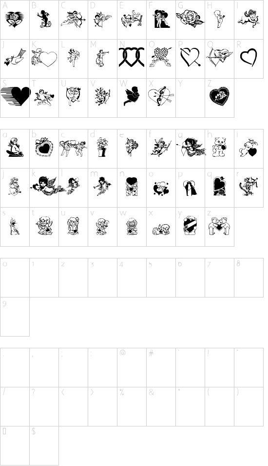 Character map