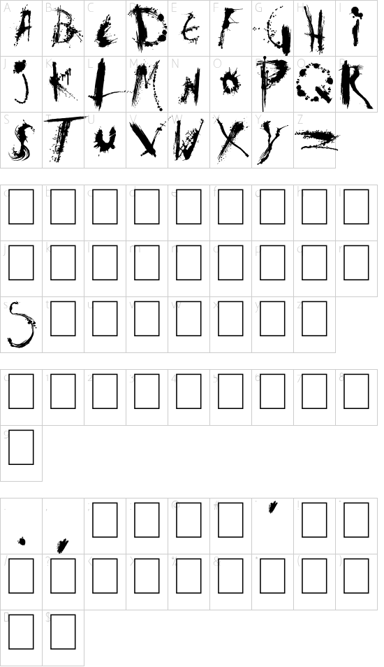 character map