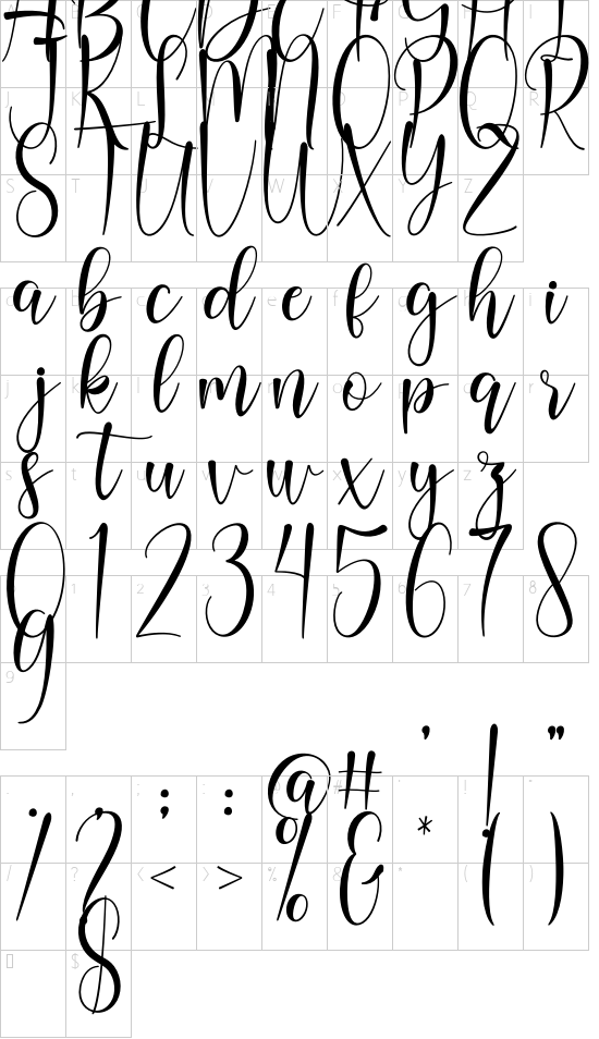 character map