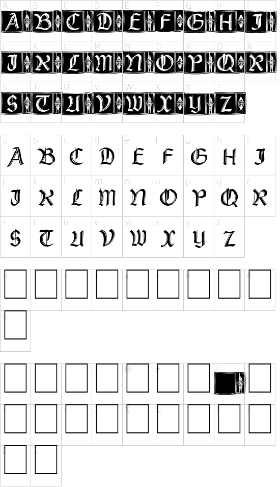 character map