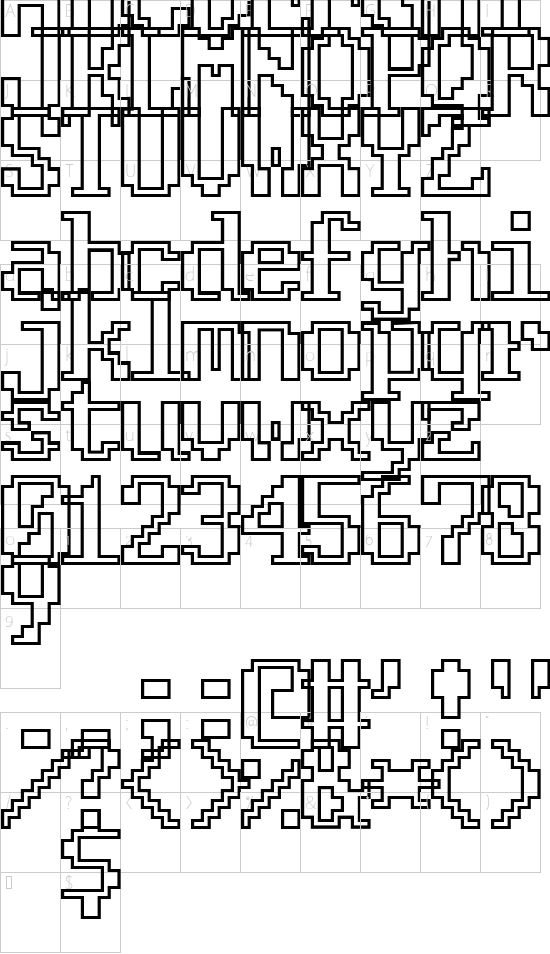 character map